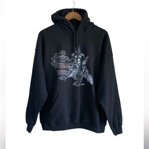 Colorado Renaissance Festival Renn Faire Larspur Black Graphic Pullover Hoodie